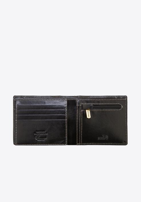 Férfi bőr pénztárca RFID védelemmel, fekete, 14-1-119-L4, Fénykép 2