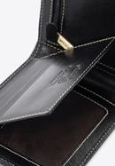 Férfi bőr pénztárca RFID védelemmel, fekete, 14-1-119-L4, Fénykép 8