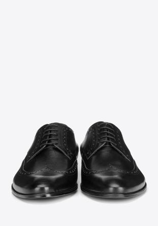 Férfi bőrcipő, fekete, 90-M-601-1-40, Fénykép 1