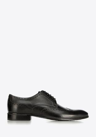 Férfi bőrcipő, fekete, 90-M-601-1-40, Fénykép 1