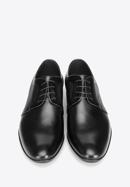 Derby stílusú férfi öltöny cipő, fekete, 90-M-602-5-40, Fénykép 7