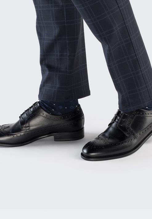 Férfi cipő, fekete, BM-B-585-1-40, Fénykép 8