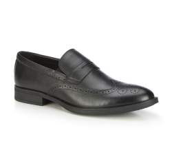 Férfi cipő, fekete, 87-M-900-1-44, Fénykép 1