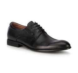 Öltöny cipő rugalmas szalaggal, fekete, 91-M-908-1-40, Fénykép 1