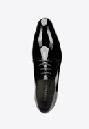 Férfi derby szabású fényes lakkbőr cipő, fekete, 98-M-704-1L-44, Fénykép 5