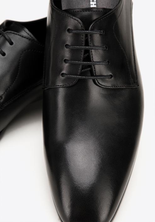 Férfi derby szabású lakkbőr cipő, fekete, 98-M-704-1-43, Fénykép 7