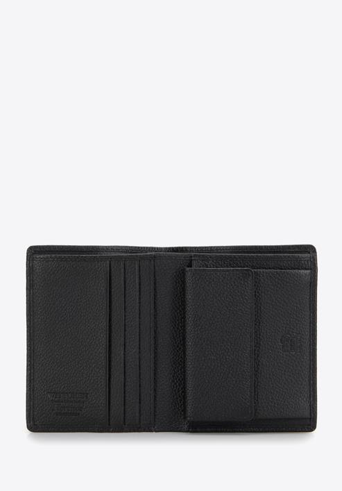 Férfi kisméretű bőr pénztárca, fekete, 14-1-931-1, Fénykép 2
