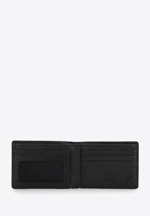 Férfi kisméretű minimalista bőr pénztárca, fekete, 14-1-930-1, Fénykép 1
