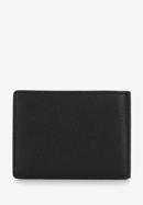 Férfi kisméretű minimalista bőr pénztárca, fekete, 14-1-930-1, Fénykép 3