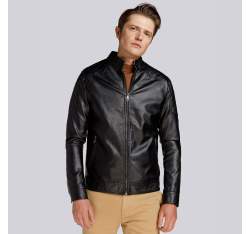 Férfi oversize steppelt kabát, fekete, 93-9P-106-1-3XL, Fénykép 1