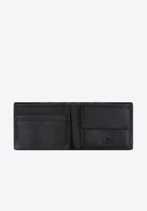 Férfi valódi bőr pénztárca, fekete, 14-1S-043-1, Fénykép 2