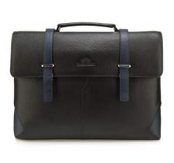 Laptop táska, fekete kék, 85-3U-109-17, Fénykép 1
