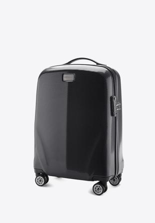 Polikarbonát kabin bőrönd, fekete, 56-3P-571-10, Fénykép 1