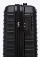 ABS bordázott kabin bőrönd, fekete, 56-3A-311-89, Fénykép 9
