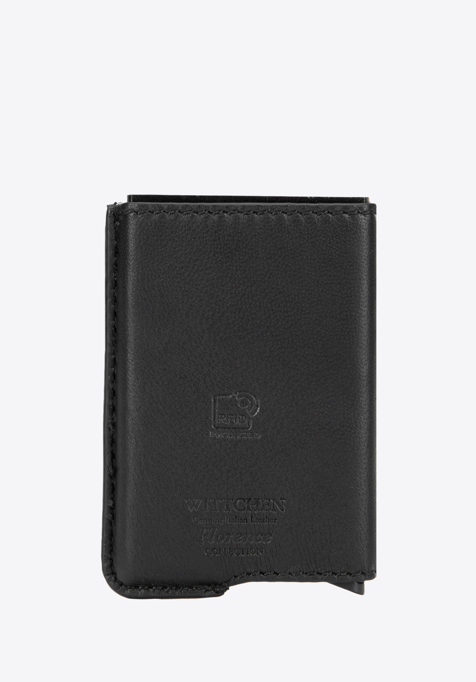 Kihúzható mechanizmussal ellátott hitelkártya-tartó, fekete, 14-1D-990-1, Fénykép 1