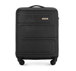 Kis bőrönd dombornyomott, fekete, 56-3A-631-10, Fénykép 1