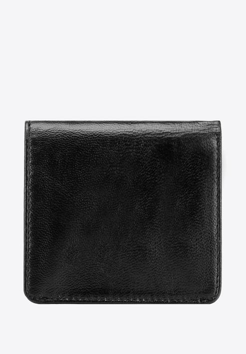 Kis pénztárca bőrből négyzet alakú, fekete, 26-2-443-1, Fénykép 6