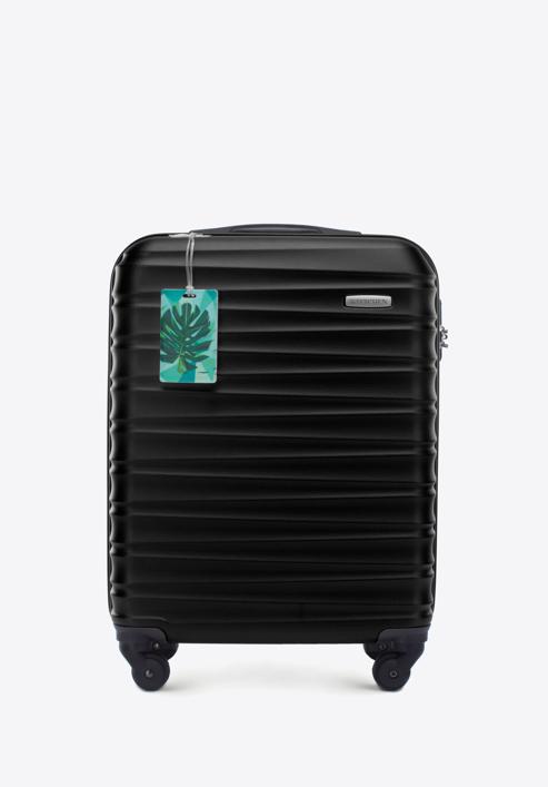 Kisméretű bőrönd címkével, fekete, 56-3A-311-31Z, Fénykép 1
