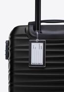 Kisméretű bőrönd címkével, fekete, 56-3A-311-31Z, Fénykép 3