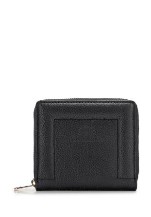 Kisméretű dekoratív női bőr pénztárca, fekete, 14-1-937-1, Fénykép 1