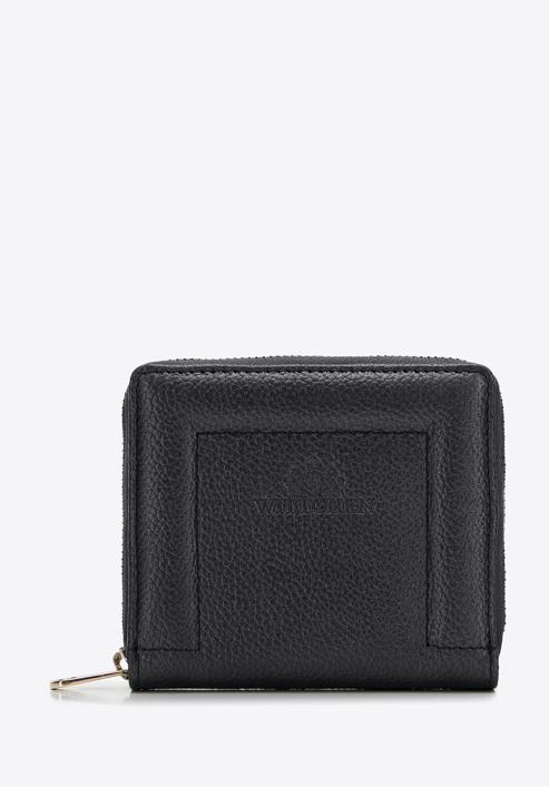 Kisméretű dekoratív női bőr pénztárca, fekete, 14-1-937-6, Fénykép 1
