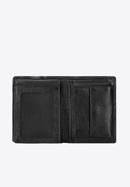 Kisméretű férfi bőr pénztárca, fekete, 21-1-009-10L, Fénykép 2