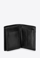Kisméretű férfi bőr pénztárca, fekete, 21-1-009-10L, Fénykép 4