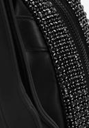 Kisméretű női hátizsák kristályokkal, fekete, 98-4Y-022-1, Fénykép 4