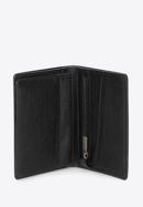Klasszikus bőr pénztárca, fekete, 21-1-020-10L, Fénykép 4