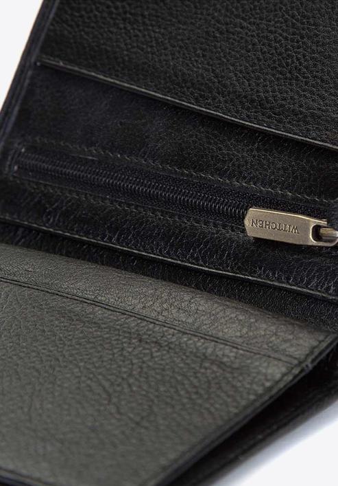 Klasszikus bőr pénztárca, fekete, 21-1-020-10L, Fénykép 5