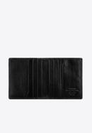Klasszikus bőr bankkártya tartó, fekete, 21-2-291-3L, Fénykép 2