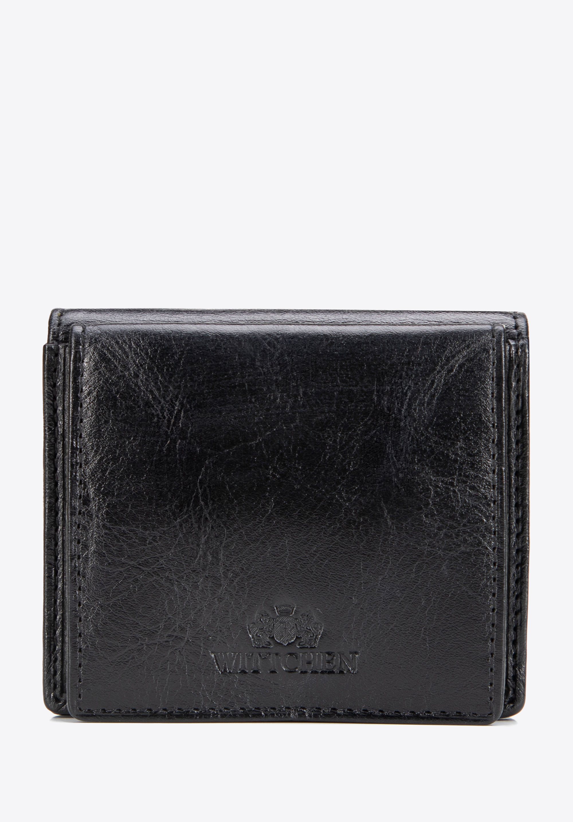 Klasszikus bőr érmetartó, fekete, 21-1-123-L10, Fénykép 1