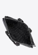 Laptop táska 15.6" bőr, füllel, fekete, 95-3U-042-11, Fénykép 3
