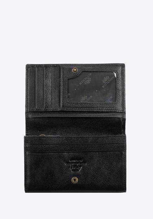 Minimalista női bőr pénztárca, fekete, 21-1-081-1M, Fénykép 2