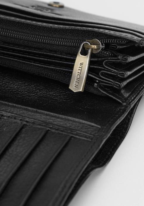 Minimalista női bőr pénztárca, fekete, 21-1-081-1M, Fénykép 4
