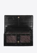 Monogramos lakkbőr női pénztárca, fekete, 34-1-052-000, Fénykép 2