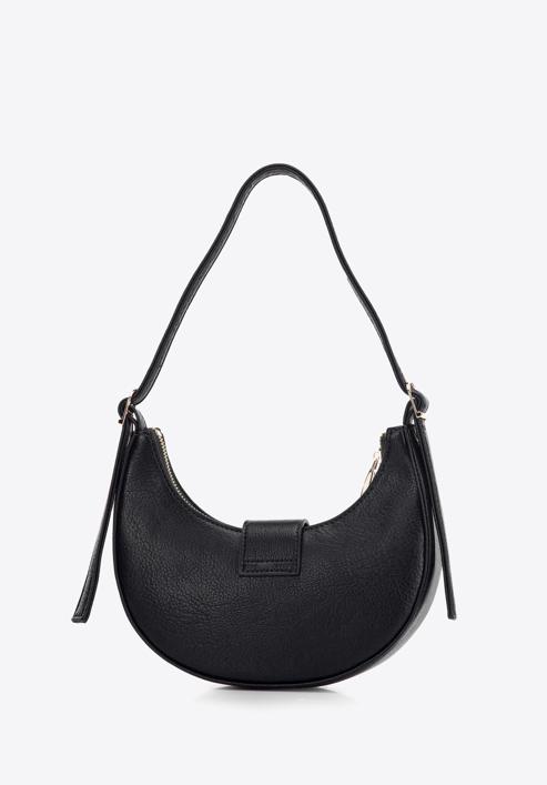 Műbőr mini bagett táska, fekete, 97-4Y-209-1, Fénykép 2