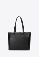 Műbőr steppelt shopper táska, fekete, 97-4Y-626-5, Fénykép 3
