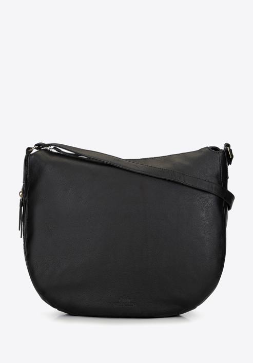 Nagy női táska lekerektett szabású, fekete, 93-4E-208-1, Fénykép 1