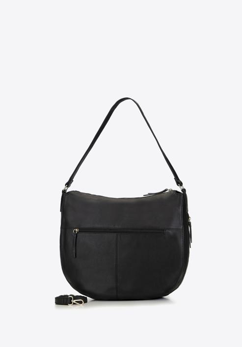 Nagy női táska lekerektett szabású, fekete, 93-4E-208-1, Fénykép 3