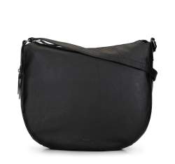 Nagy női táska lekerektett szabású, fekete, 93-4E-208-1, Fénykép 1