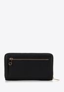 Nagymértű dekoratív női bőr pénztárca, fekete, 14-1-936-0, Fénykép 2