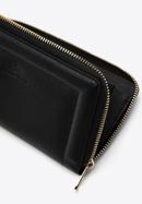 Nagymértű dekoratív női bőr pénztárca, fekete, 14-1-936-0, Fénykép 5
