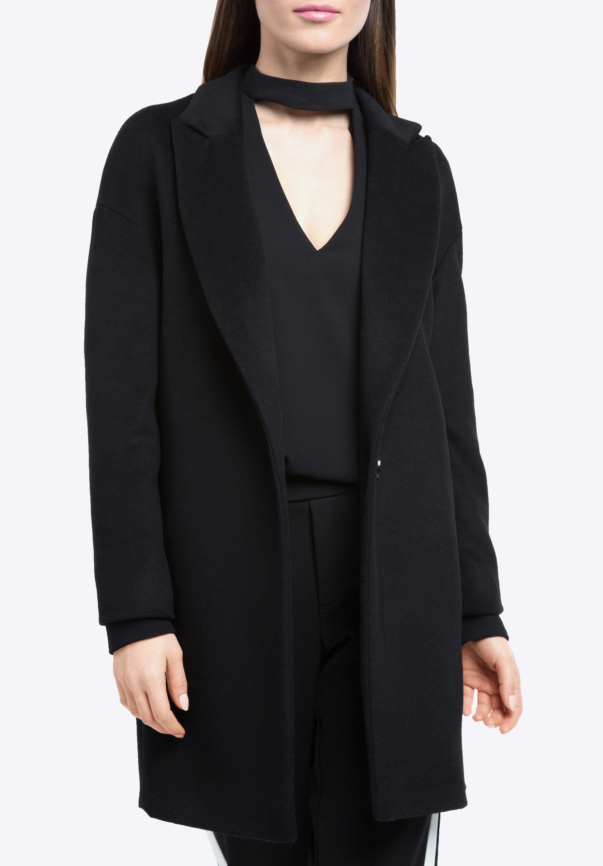 Női kabát, fekete, 84-9W-103-1-XL, Fénykép 1