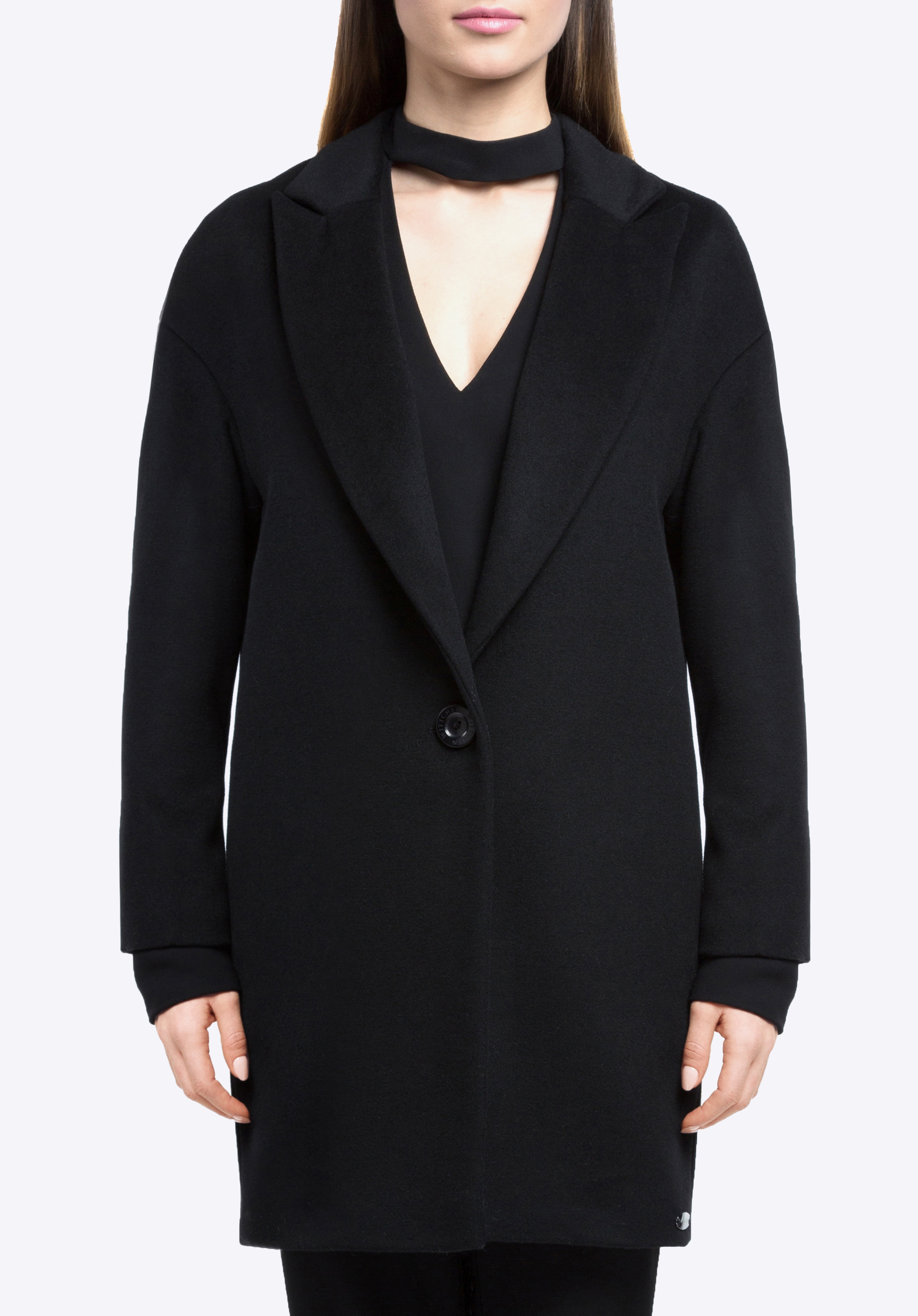 Női kabát, fekete, 84-9W-103-1-XL, Fénykép 1
