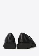 Női bőr loafer cipő, fekete, 97-D-111-10-35, Fénykép 4