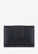 Női bőr pénztárca elegáns patenttal, fekete, 14-1-048-L5, Fénykép 1