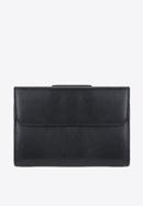 Női bőr pénztárca elegáns patenttal, fekete, 14-1-048-L5, Fénykép 6