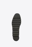Női éktalpú, fémes fényű cipő, fekete, 95-D-651-1-36, Fénykép 6