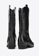 Női hímzett alacsony szárú western csizma, fekete, 97-DP-805-1-37, Fénykép 4
